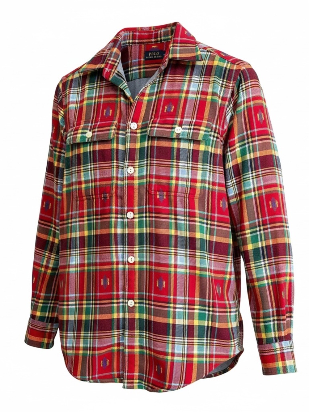 Polo Ralph Lauren Classic Fit Southwest Plaid Flannel Button Shirt Small